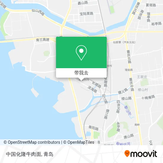 中国化隆牛肉面地图
