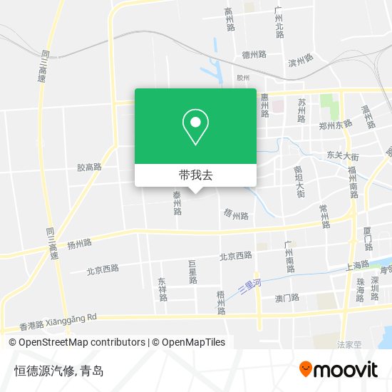 恒德源汽修地图