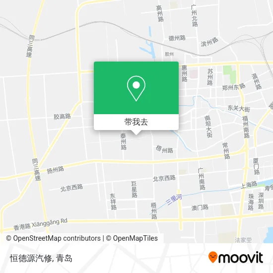 恒德源汽修地图