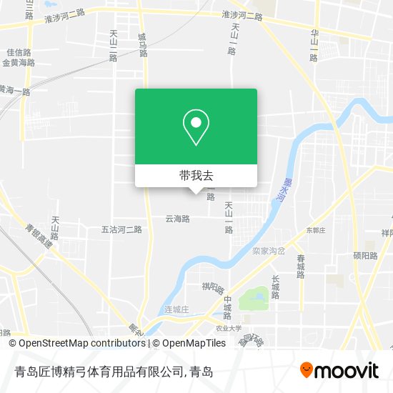 青岛匠博精弓体育用品有限公司地图