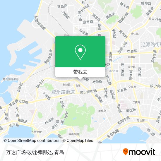 万达广场-改缝裤脚处地图