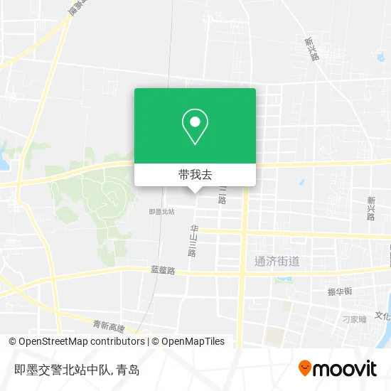 即墨交警北站中队地图