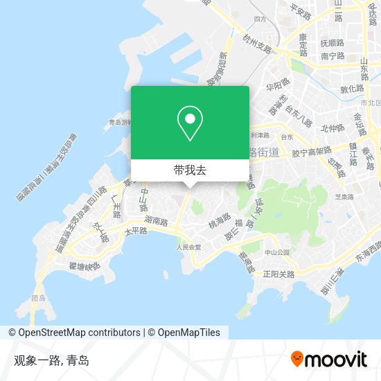 观象一路地图