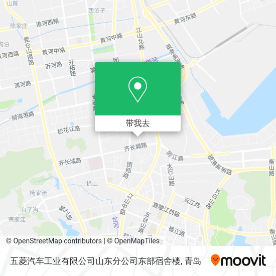 五菱汽车工业有限公司山东分公司东部宿舍楼地图