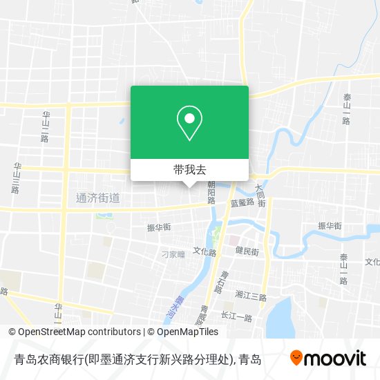 青岛农商银行(即墨通济支行新兴路分理处)地图