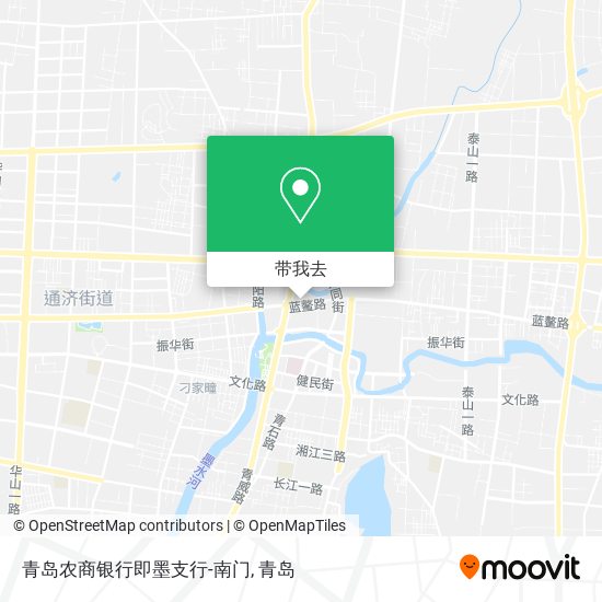 青岛农商银行即墨支行-南门地图