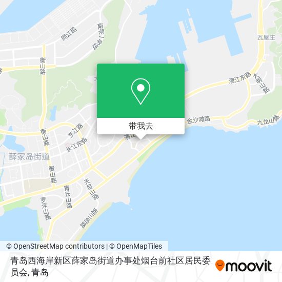 青岛西海岸新区薛家岛街道办事处烟台前社区居民委员会地图