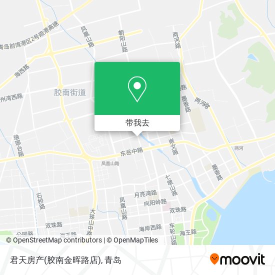 君天房产(胶南金晖路店)地图