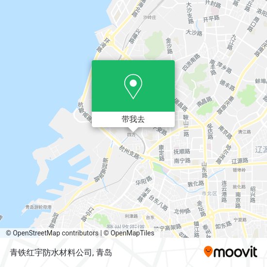 青铁红宇防水材料公司地图