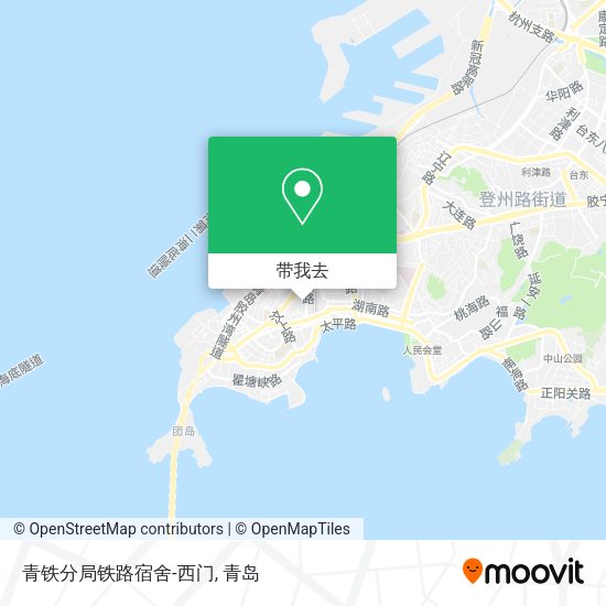 青铁分局铁路宿舍-西门地图