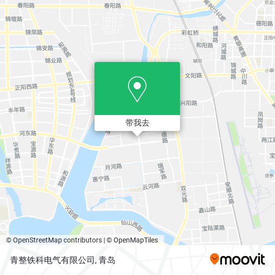 青整铁科电气有限公司地图