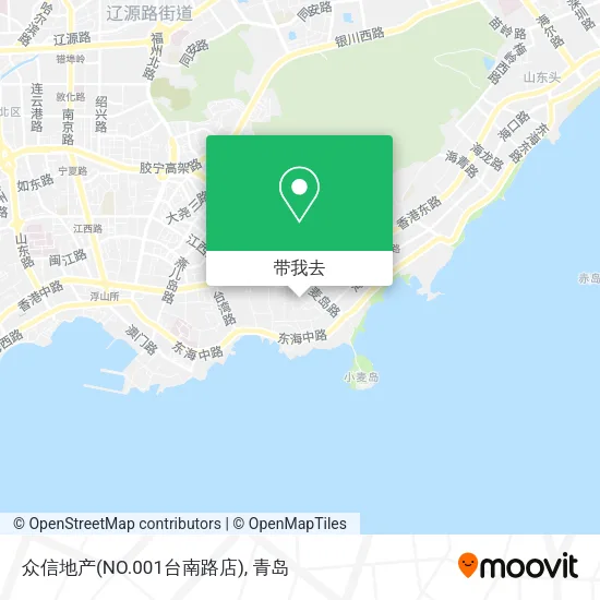 众信地产(NO.001台南路店)地图