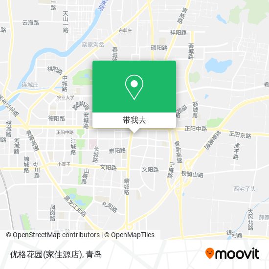 优格花园(家佳源店)地图