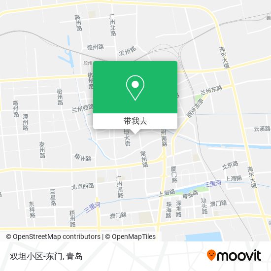 双坦小区-东门地图
