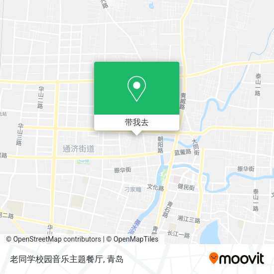 老同学校园音乐主题餐厅地图