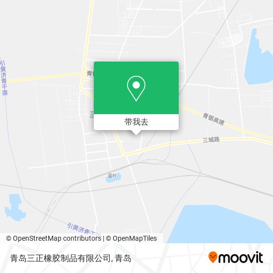 青岛三正橡胶制品有限公司地图