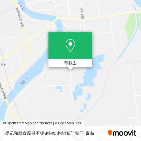 梁记和顺鑫磊盛不锈钢钢结构铝塑门窗厂地图