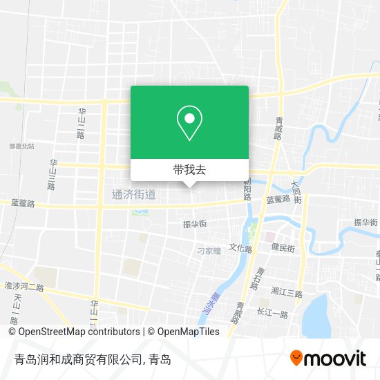青岛润和成商贸有限公司地图