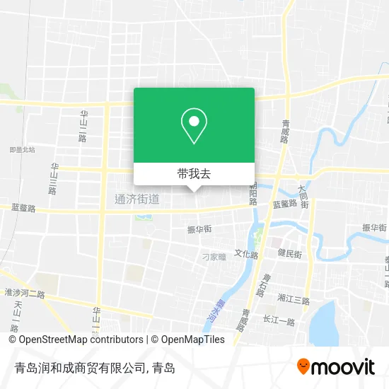 青岛润和成商贸有限公司地图