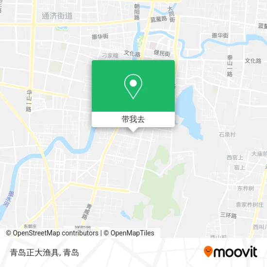 青岛正大渔具地图