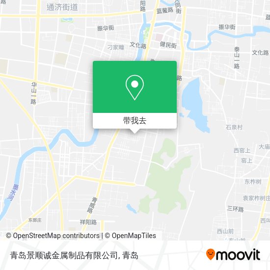 青岛景顺诚金属制品有限公司地图
