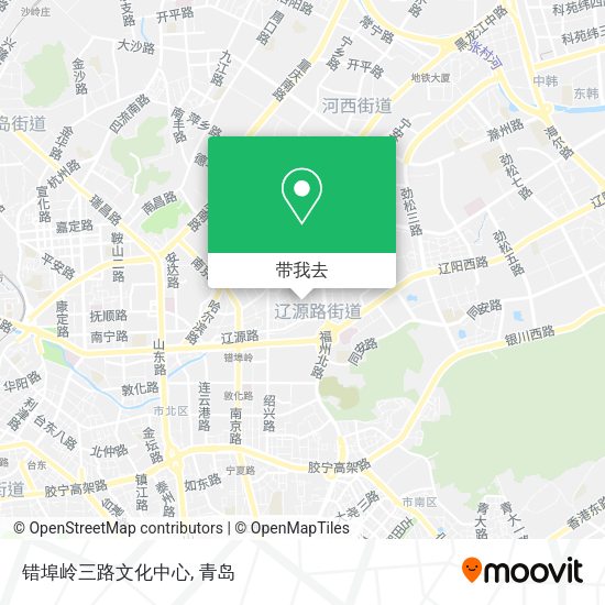 错埠岭三路文化中心地图