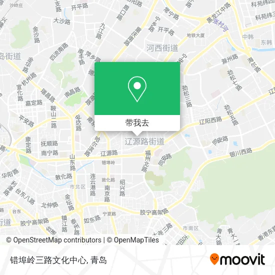 错埠岭三路文化中心地图