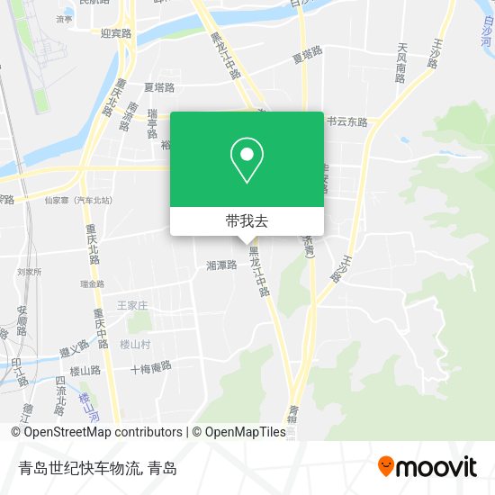 青岛世纪快车物流地图
