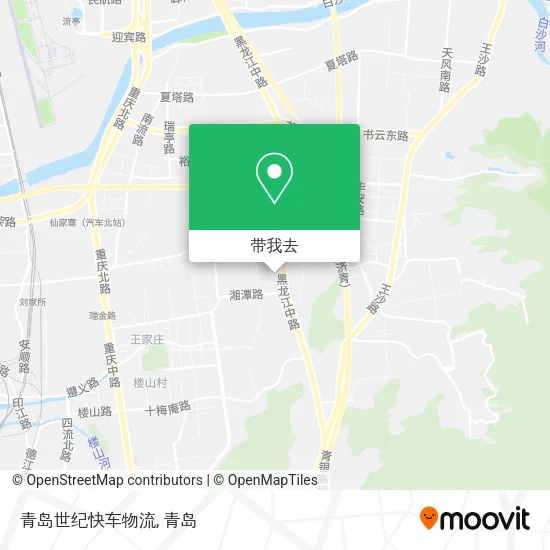 青岛世纪快车物流地图