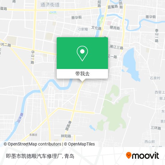 即墨市凯德顺汽车修理厂地图