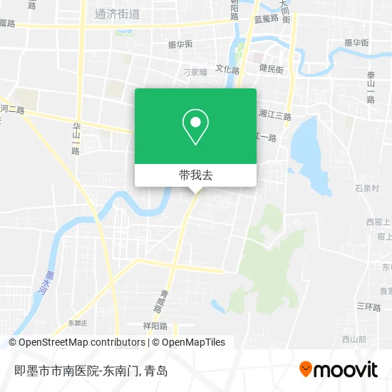 即墨市市南医院-东南门地图