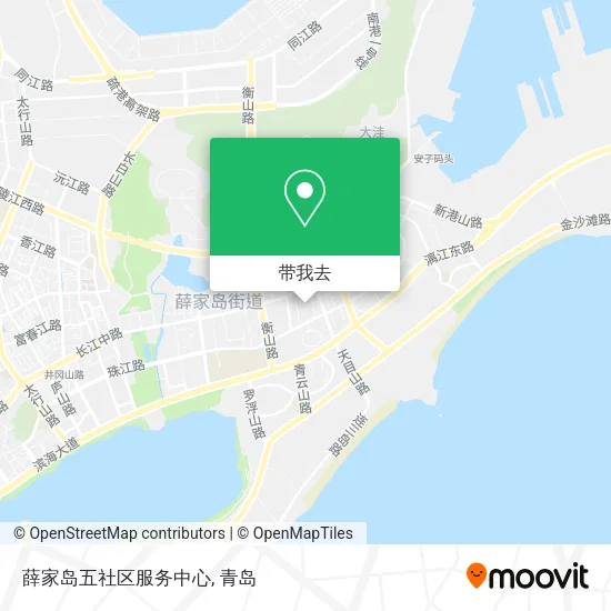 薛家岛五社区服务中心地图
