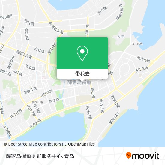 薛家岛街道党群服务中心地图