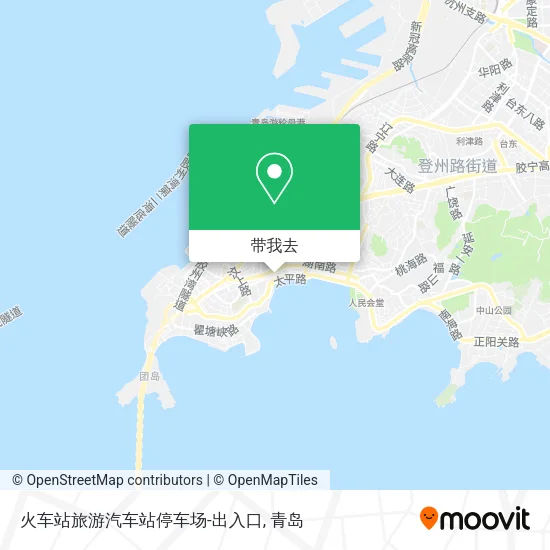 火车站旅游汽车站停车场-出入口地图
