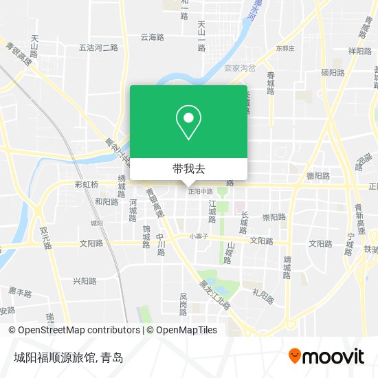 城阳福顺源旅馆地图