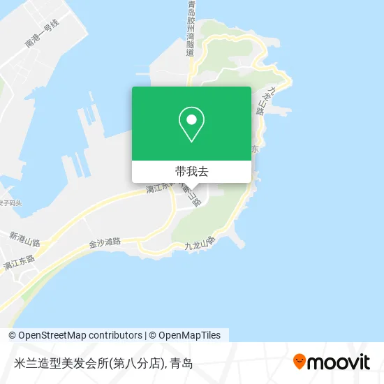 米兰造型美发会所(第八分店)地图