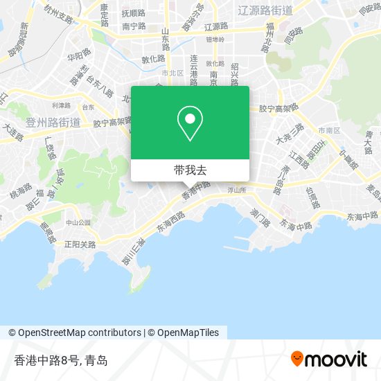 香港中路8号地图