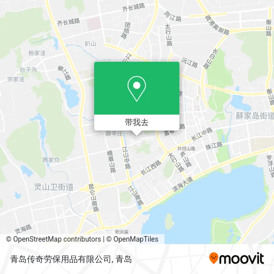 青岛传奇劳保用品有限公司地图