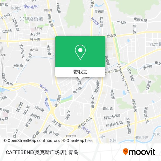 CAFFEBENE(奥克斯广场店)地图