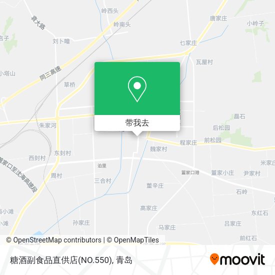 糖酒副食品直供店(NO.550)地图