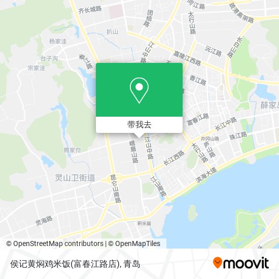 侯记黄焖鸡米饭(富春江路店)地图