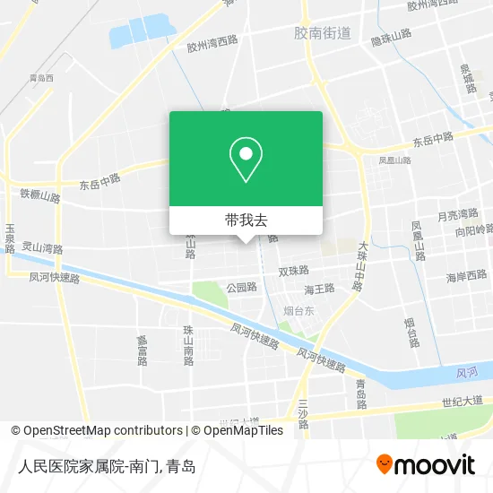 人民医院家属院-南门地图