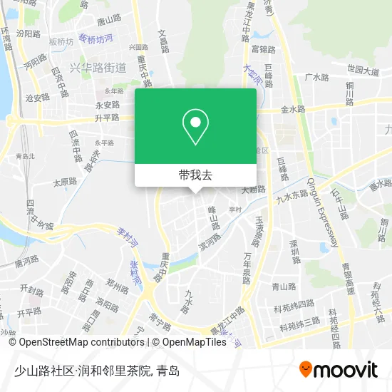 少山路社区·润和邻里茶院地图
