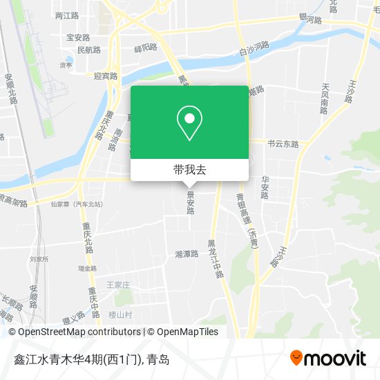 鑫江水青木华4期(西1门)地图