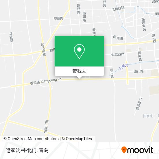 逯家沟村-北门地图