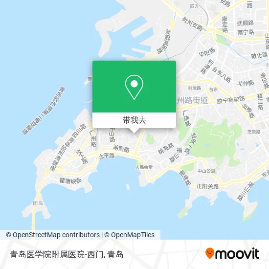 青岛医学院附属医院-西门地图