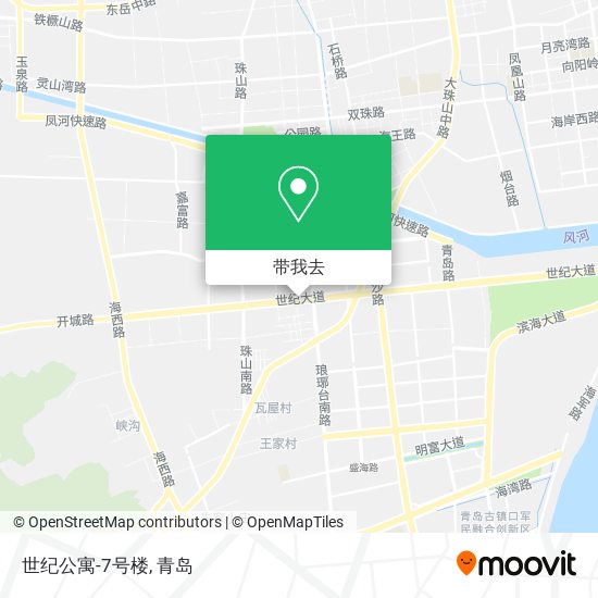 世纪公寓-7号楼地图