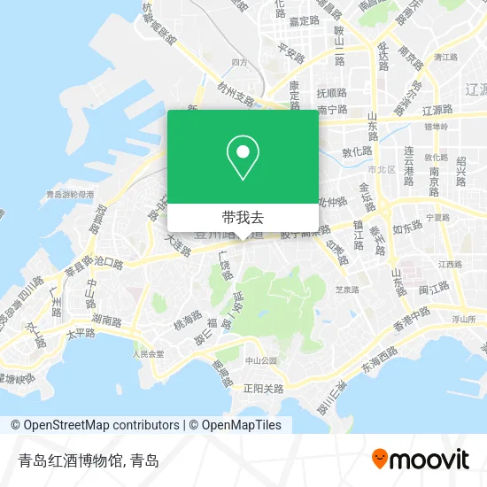 青岛红酒博物馆地图