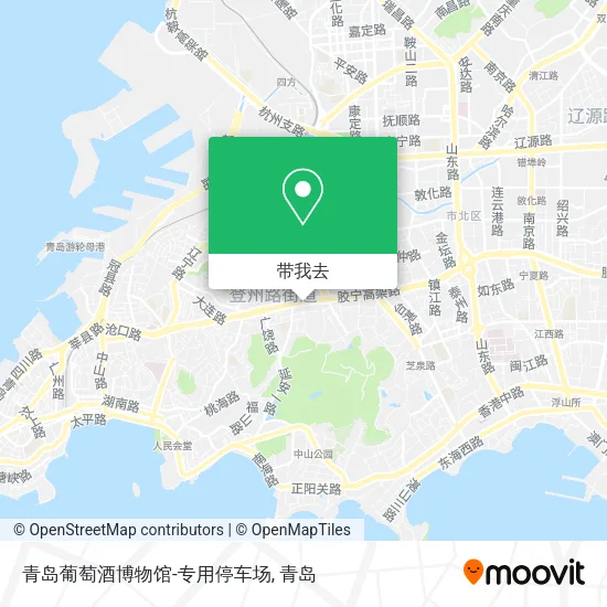 青岛葡萄酒博物馆-专用停车场地图