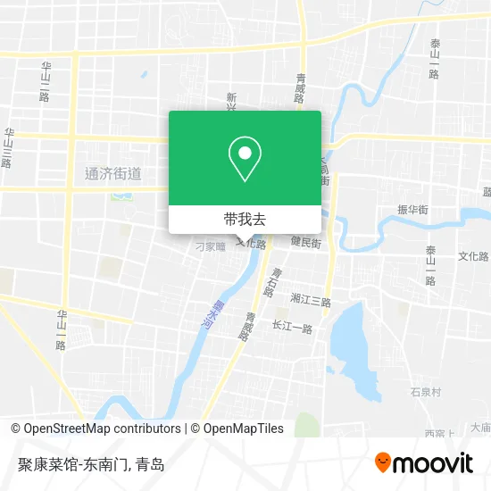 聚康菜馆-东南门地图